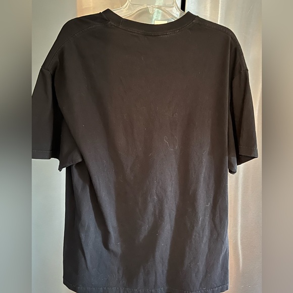 “The Hundreds” BLACK T Shirt XL BIG ugly Scary VULTURE Bird Print Mens Cotton XL - Picture 4 of 10